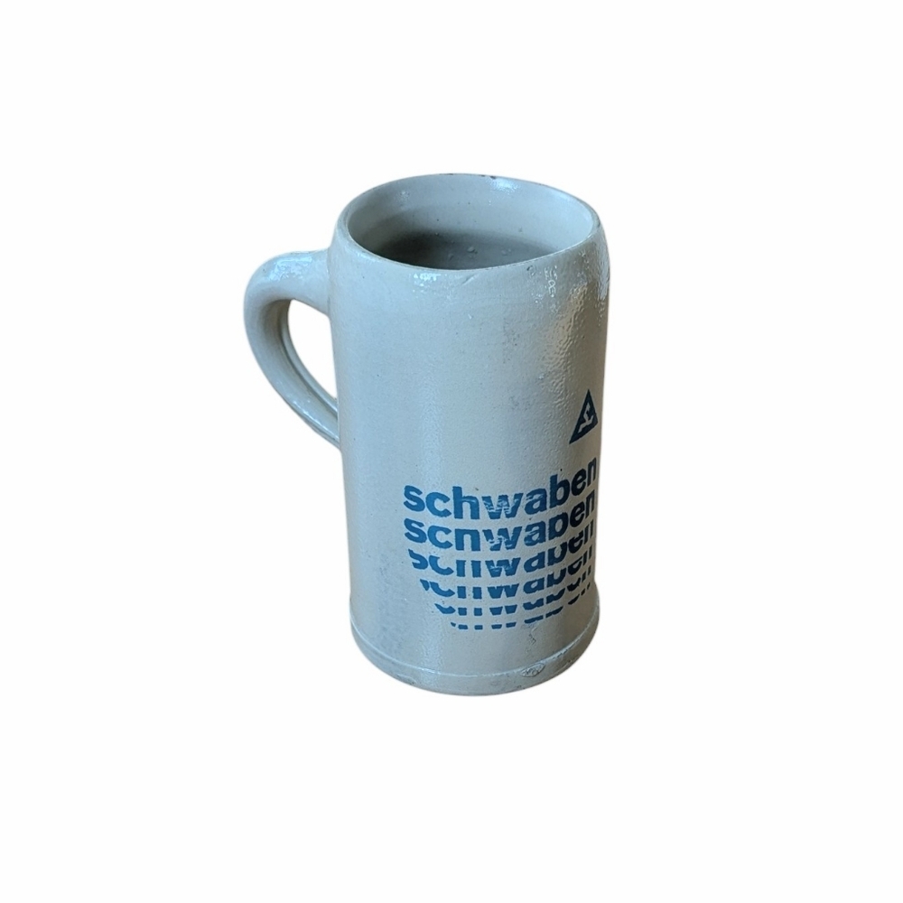 Schwaben Brau German beer stein mug BIG 7" 1 liter